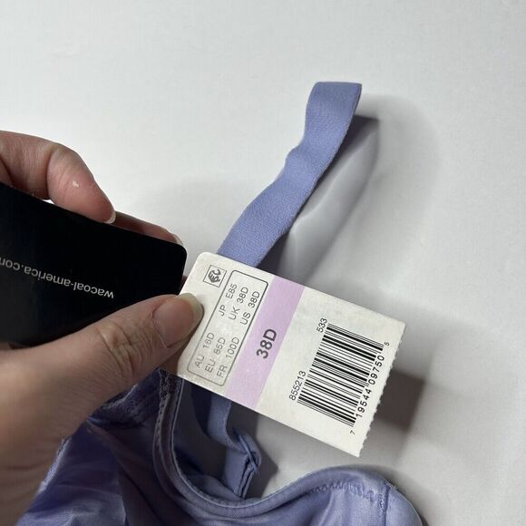 New Wacoal Purple Unlined Perfect Primer Bra 38D - Picture 6 of 9